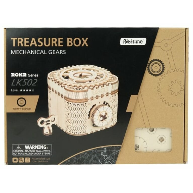 onze unieke 3D Houten Puzzel Schatkist