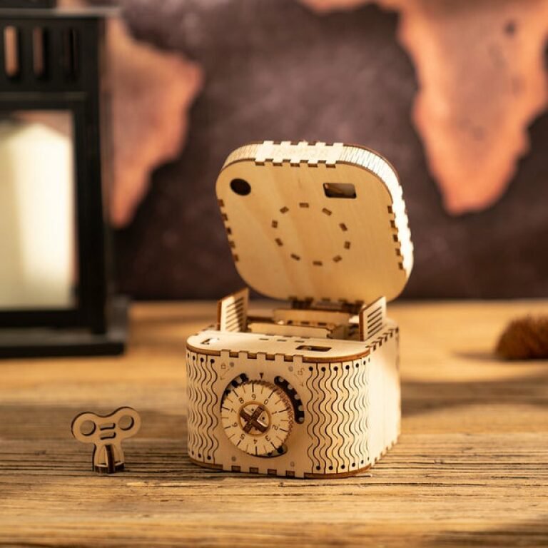 onze unieke 3D Houten Puzzel Schatkist