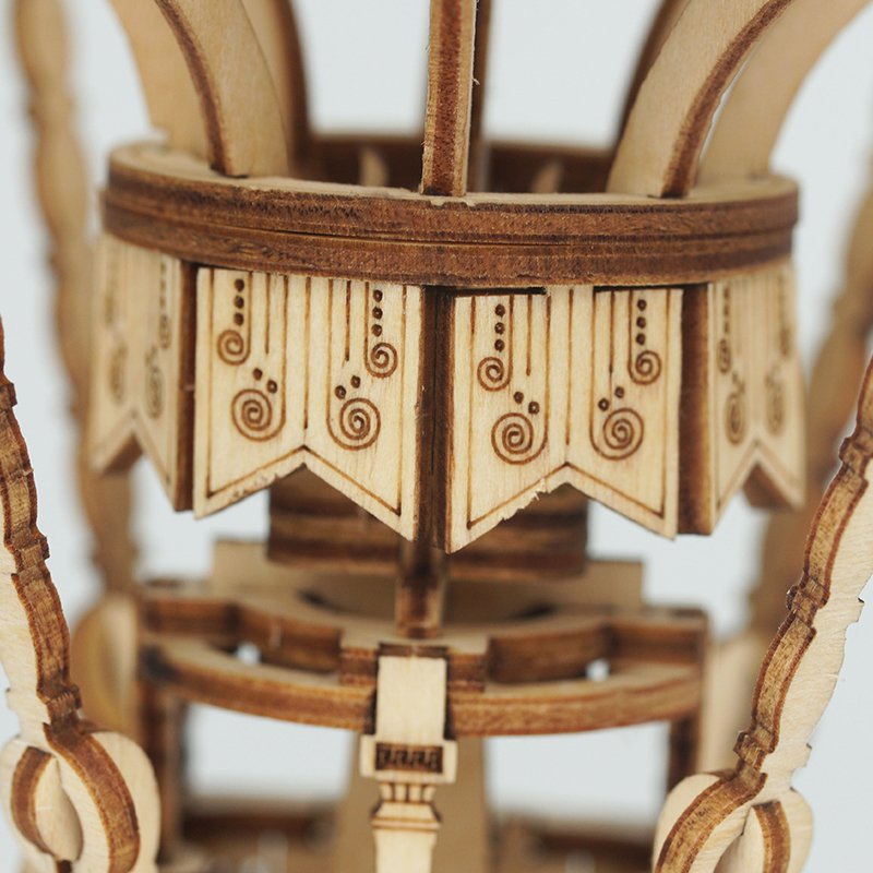 Escape to a World of Creativity with the 3D Wooden Puzzle Hot Air Balloon