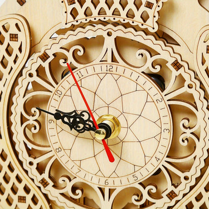 Creative Passage: 3D Wooden Owl Clock Puzzle Set for Adults