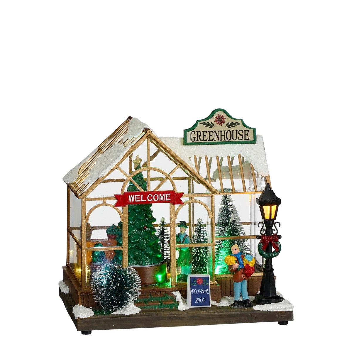 Beleef de Magie van de Winter met de Kerstdorp Miniatuur Winter Kweekkas!